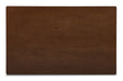 Morocco 47" Rectangle Dining Table-Walnut Brown
