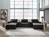 Modmax II Double Chaise Sectional with Audio Consoles - Furniture Stars (Chicago, IL)