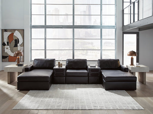 Modmax II Double Chaise Sectional with Audio Consoles - Furniture Stars (Chicago, IL)