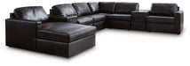 Modmax II Sectional with Chaise and Audio Consoles - Furniture Stars (Chicago, IL)