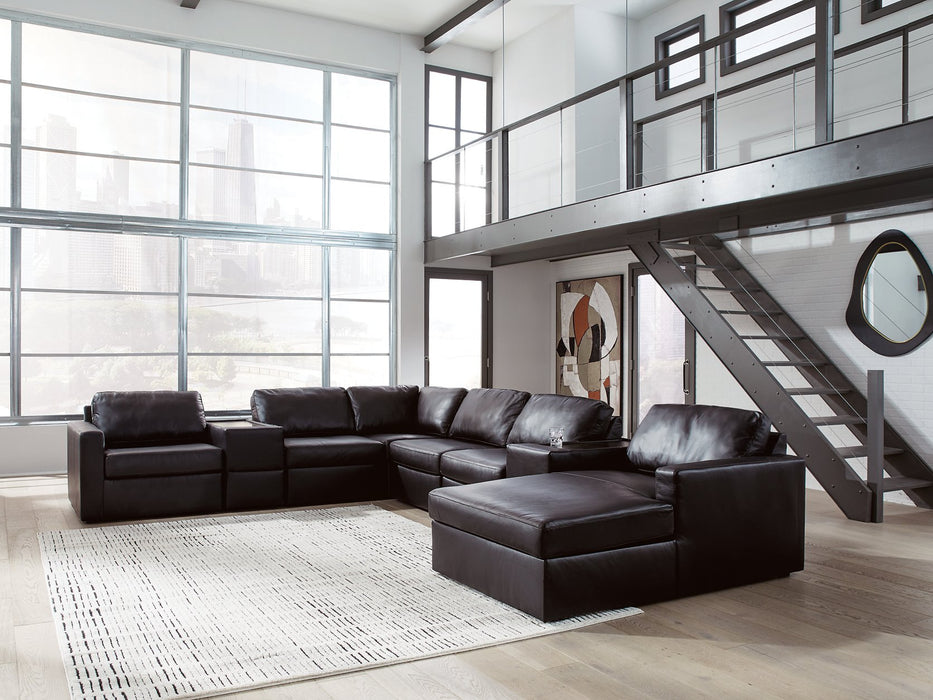 Modmax II Sectional with Chaise and Storage Consoles - Furniture Stars (Chicago, IL)