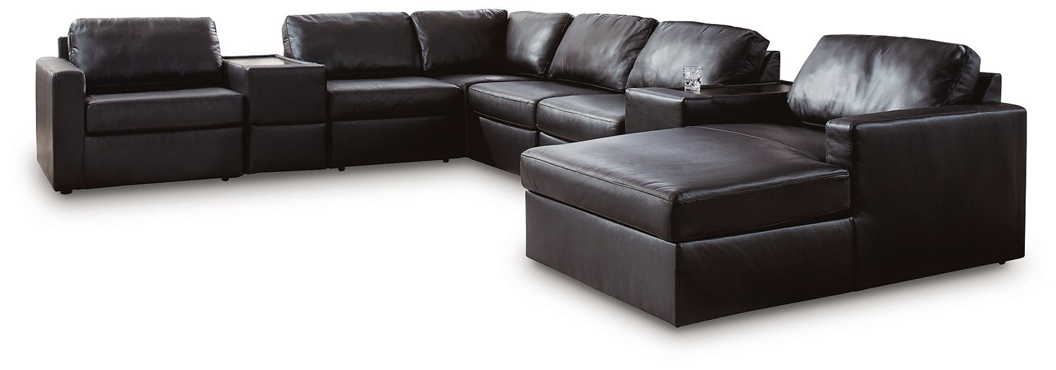 Modmax II Sectional with Chaise and Storage Consoles - Furniture Stars (Chicago, IL)