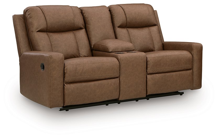 Mackmenville Reclining Loveseat with Console - Furniture Stars (Chicago, IL)