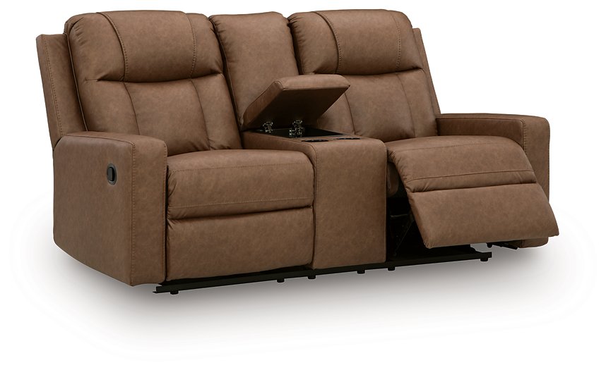 Mackmenville Reclining Loveseat with Console - Furniture Stars (Chicago, IL)