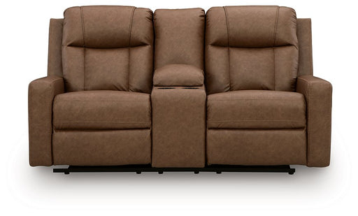 Mackmenville Reclining Loveseat with Console - Furniture Stars (Chicago, IL)