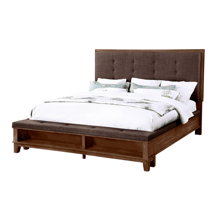 CAGNEY Eastern King-California King K HEADBOARD - CHESTNUT