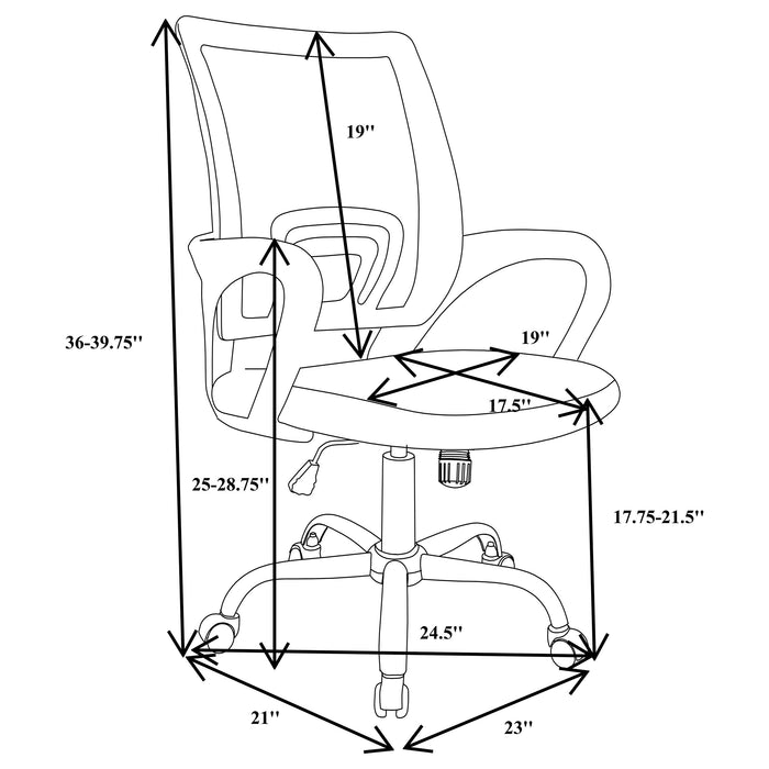 Felton Office Chair - Furniture Stars (Chicago, IL)
