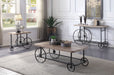 Francie Oak & Antique Gray Coffee Table - Furniture Stars (Chicago, IL)