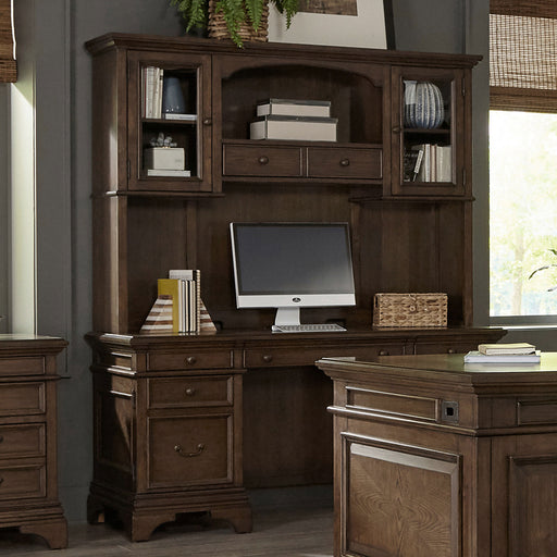 Hartshill Credenza Desk with Hutch - Furniture Stars (Chicago, IL)