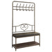 Kiefer Coat Rack with 12 Hooks Black - Furniture Stars (Chicago, IL)