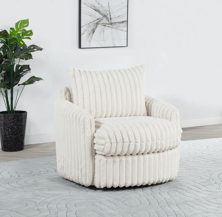 Sarco Swivel Accent Chair - Furniture Stars (Chicago, IL)