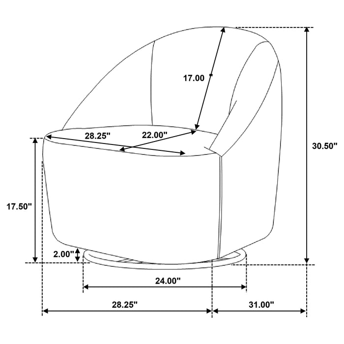 Leon Accent Chair - Furniture Stars (Chicago, IL)