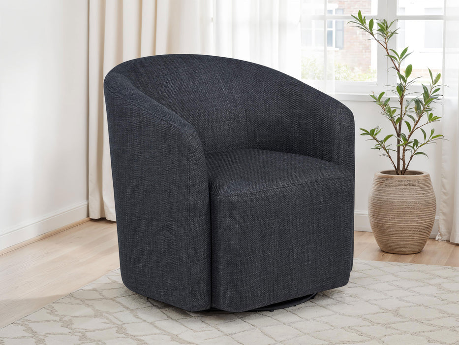 Mossbrook Swivel Accent Chair - Furniture Stars (Chicago, IL)