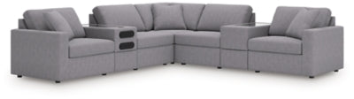 Modmax Balanced Sectional with Audio and Storage Consoles - Furniture Stars (Chicago, IL)