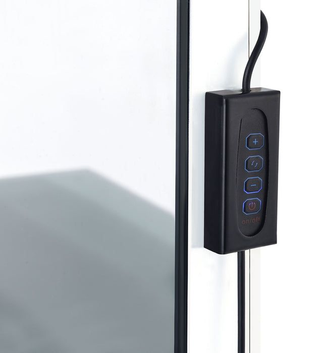 Eliza Makeup Vanity Table with LED Mirror and Stool - Furniture Stars (Chicago, IL)