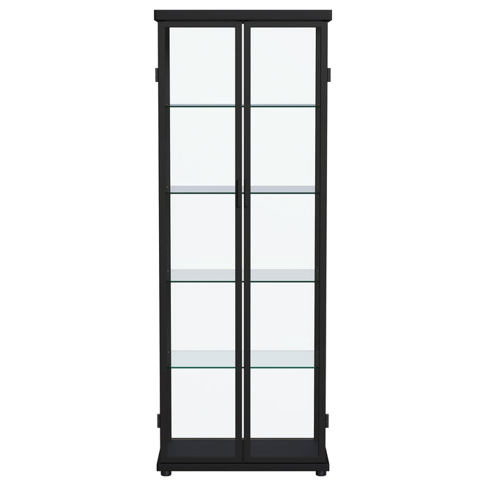Aero Curio Cabinet with LED Lighting