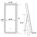 Glendora Standing Mirror - Furniture Stars (Chicago, IL)