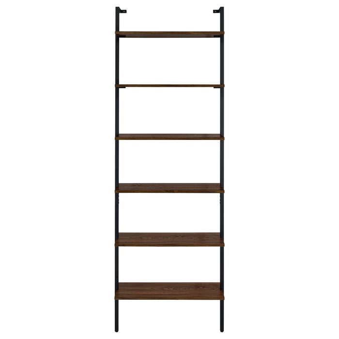 Owens 3-piece 96-inch Wall Mounted Bookshelf Set Walnut