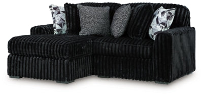 Midnight-Madness Sectional with Chaise - Furniture Stars (Chicago, IL)