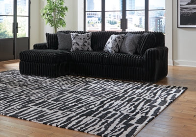 Midnight-Madness Sectional Sofa with Chaise - Furniture Stars (Chicago, IL)