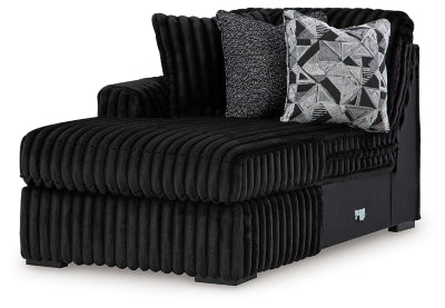 Midnight-Madness Sectional Sofa with Chaise - Furniture Stars (Chicago, IL)
