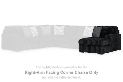 Midnight-Madness Sectional Sofa with Chaise - Furniture Stars (Chicago, IL)