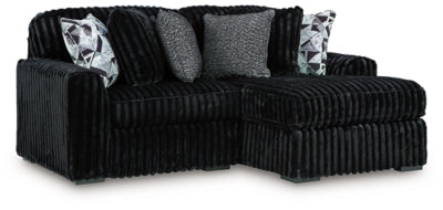 Midnight-Madness Sectional with Chaise - Furniture Stars (Chicago, IL)