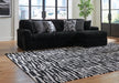 Midnight-Madness Sectional Sofa with Chaise - Furniture Stars (Chicago, IL)