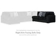 Midnight-Madness Sectional Sofa with Chaise - Furniture Stars (Chicago, IL)
