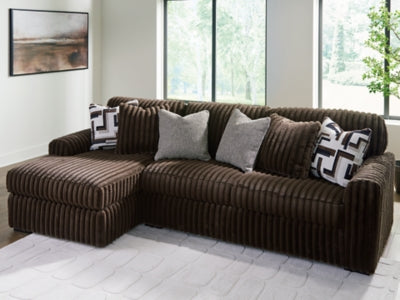 Midnight-Madness Sectional Sofa with Chaise - Furniture Stars (Chicago, IL)