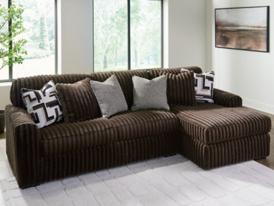 Midnight-Madness Sectional Sofa with Chaise - Furniture Stars (Chicago, IL)