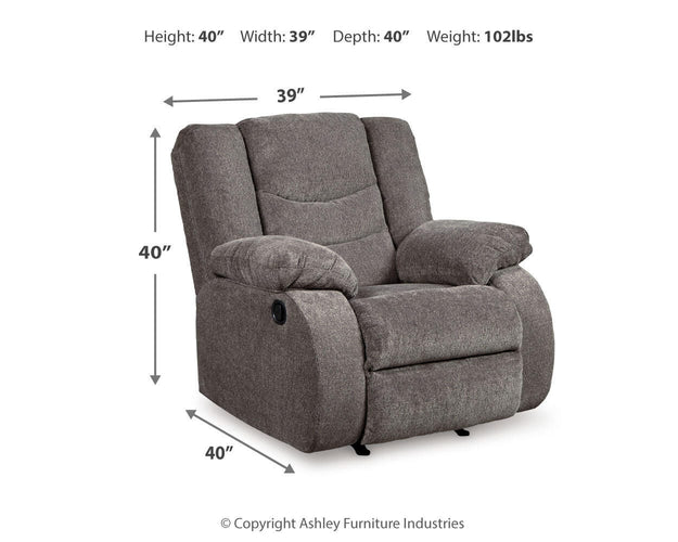 Tulen Recliner - Furniture Stars (Chicago, IL)