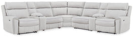 Social Pointe Reclining Sectional with Storage Consoles - Furniture Stars (Chicago, IL)