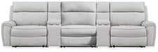 Social Pointe Reclining Sectional with Storage Consoles - Furniture Stars (Chicago, IL)