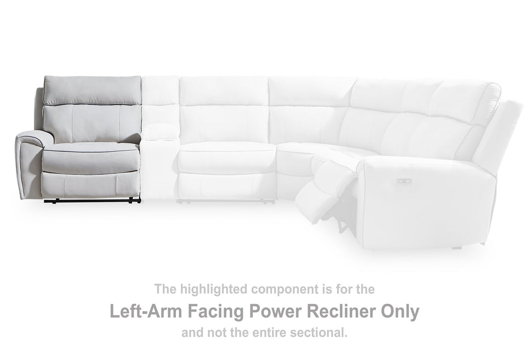 Social Pointe Reclining Sectional with Storage Consoles - Furniture Stars (Chicago, IL)