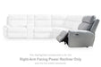 Social Pointe Reclining Sectional with Storage Consoles - Furniture Stars (Chicago, IL)