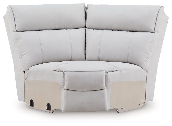 Social Pointe Reclining Sectional with Storage Consoles - Furniture Stars (Chicago, IL)