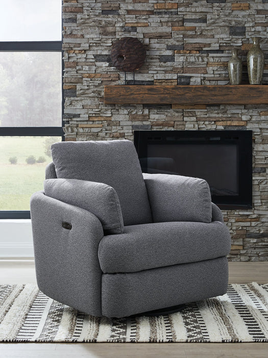 Alainmont Next-Gen Nuvella Swivel Power Recliner - Furniture Stars (Chicago, IL)