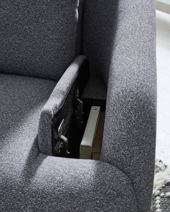 Alainmont Next-Gen Nuvella Swivel Power Recliner - Furniture Stars (Chicago, IL)
