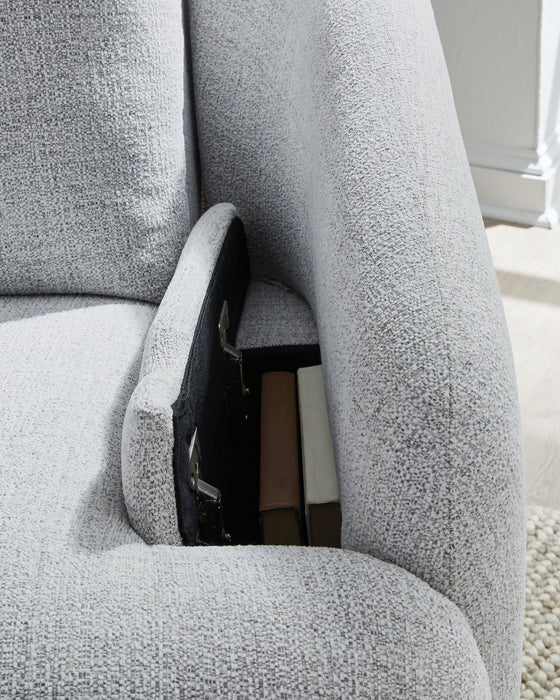 Alainmont Next-Gen Nuvella Swivel Power Recliner - Furniture Stars (Chicago, IL)