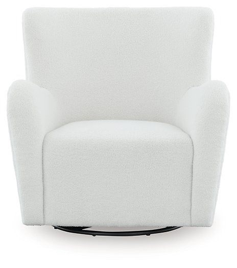 Rowenburg Swivel Glider Accent Chair - Furniture Stars (Chicago, IL)