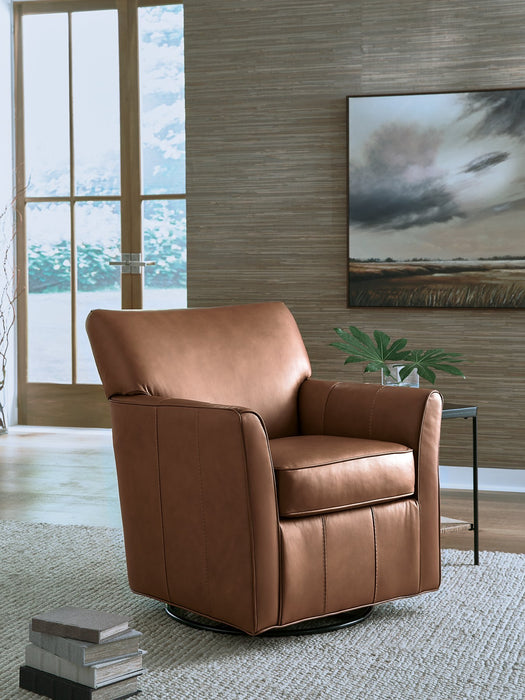 Braydunn Swivel Glider Accent Chair - Furniture Stars (Chicago, IL)