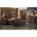 Versailles 2-Tone Dark Brown PU & Cherry Oak California King Bed image