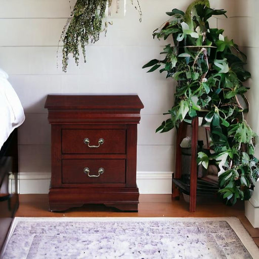 Louis Philippe Cherry Nightstand - Furniture Stars (Chicago, IL)