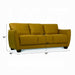Valeria Mustard Leather Sofa - Furniture Stars (Chicago, IL)