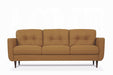 Radwan Camel Leather Sofa - Furniture Stars (Chicago, IL)