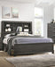 Acme Furniture Lantha Queen Bookcase Panel Bed in Grey Oak 22030Q - Furniture Stars (Chicago, IL)