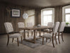 Bernard Weathered Oak Dining Table - Furniture Stars (Chicago, IL)