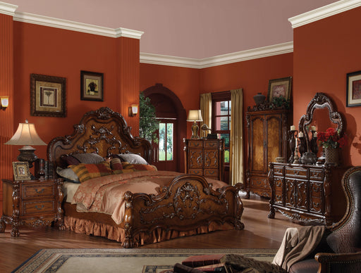 Dresden Cherry Oak Eastern King Bed - Furniture Stars (Chicago, IL)