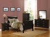 Louis Philippe III Black Twin Bed - Furniture Stars (Chicago, IL)